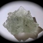 Fluorine verte, brillante et gemme, minéral chinois.