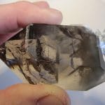 Quartz fumé, Glacier de Miage, Val Veny, Val d'Aoste, Italie. – Image 4