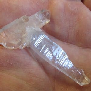 Quartz à âme, La Toura, Les Deux Alpes, Oisans, Isère.