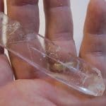 Cristal de quartz, La Toura, Les Deux Alpes, Oisans, Isère.
