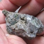 Ludlamite, mine de Salsigne, Mas Cabardès, Carcassonne, Aude.