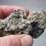 Tétraédrite et Sidérite (mésitine), mine de La Mure, Isère.