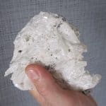 Baryte blanche, mine de Fontsante, Var.