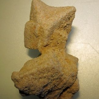 Grès pseudomorphose de macle de calcite, Cabrerets, Lot.