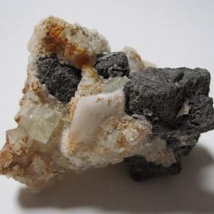 Galène, Fluorine et Quartz, Versilhac, Haute-Loire.