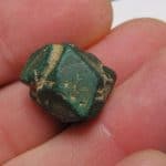 Pseudomorphose de Cuprite en Malachite, mine de Chessy, Rhône.