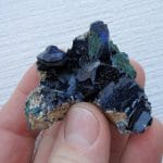 Azurite variété Chessylite du XIXème siècle, mine de Chessy, Rhône. – Image 2