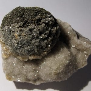 Melnikovite, Chalcopyrite et Dolomite, Laguépie, Tarn-et-Garonne.