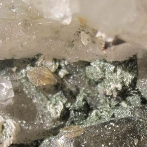 Quartz, Baryte, Pyrite et Dolomite, Tunnel du Gothard, Suisse.