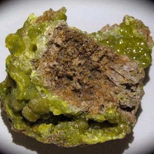 Pyromorphite, La Vidale, Asprières, Aveyron.