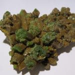 Pyromorphite, les Farges, Corrèze, France.