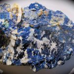 Azurite, mine de Montroc (Mont-Roc), Tarn.