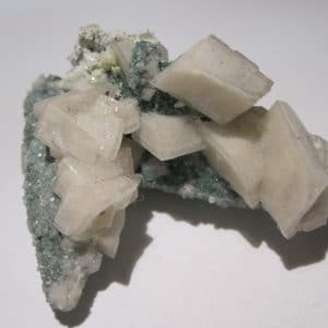 Malachite et dolomite, Tsumeb, Namibie.