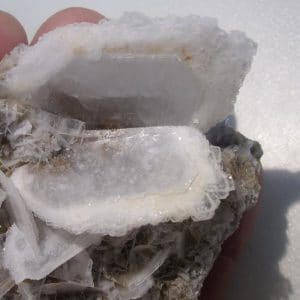 Baryte, mine de Combe Guichard à Prunières, La Mure, Isère.