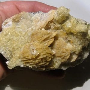 Baryte et Fluorite, Carrière de Cinq Coux, Thorignié, Deux-Sèvres.