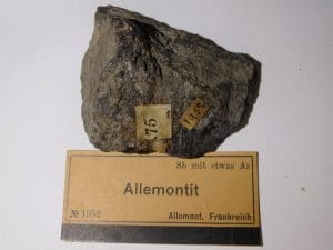 Allemonite, Les Chalanches, Allemont, Oisans, Isère.