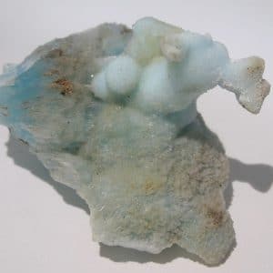 Aragonite cuprifère, Bouche Payrol, Brusque, Aveyron.