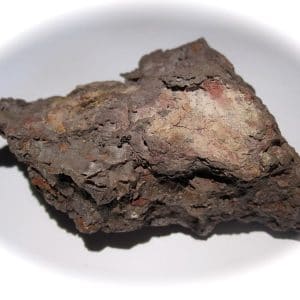 Cérargyrite, minerai d'argent de la mine de Caracoles, Chili.