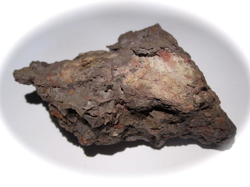 Cérargyrite, minerai d'argent de la mine de Caracoles, Chili.