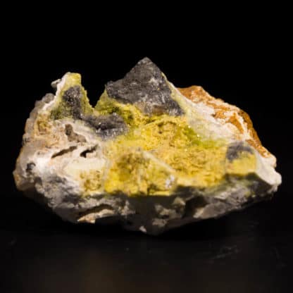 Pyromorphite et Hydroxyapatite, L'Argentolle, Saône-et-Loire, Morvan.