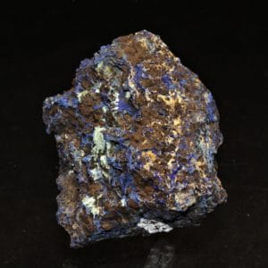 Melaconite et azurite, Chessy-les-mines, Rhône.