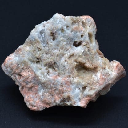 Mimetite pseudo galene, barytine, Lantignié, Rhône, France.