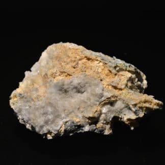 Pharmacolite et tétraédrite, Sainte-Marie-aux-Mines, Haut-Rhin, Alsace.