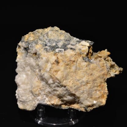 Pharmacolite et tétraédrite, Sainte-Marie-aux-Mines, Haut-Rhin, Alsace.