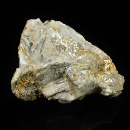 Plumbojarosite et cérusite, Chaillac, Indre.