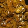 Pyromorphite vert olive, Les Farges, Ussel, Corrèze.