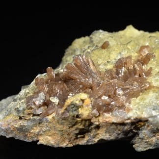 Pyromorphite et fluorine, Chaillac, Indre