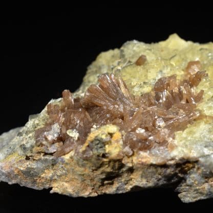 Pyromorphite et fluorine, Chaillac, Indre