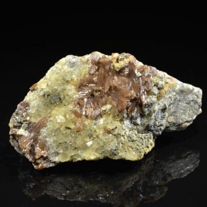 Pyromorphite et fluorine, Chaillac, Indre