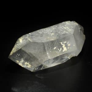 Quartz à inclusions de carbone, Bourg d'Oisans, Isère.