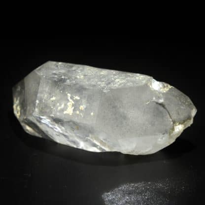 Quartz à inclusions de carbone, Bourg d'Oisans, Isère.