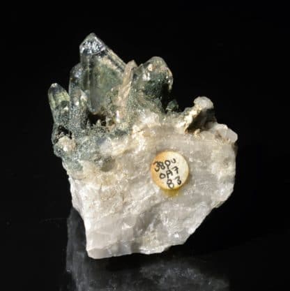 Quartz à inclusions de chlorite, Les Deux Alpes, Oisans, Isère.