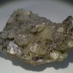 Sidérite verte et pyrite de Laguépie, Tarn-et-Garonne.