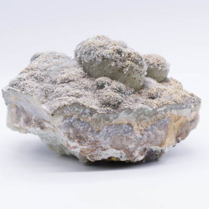 Sidérite verte et pyrite de Laguépie, Tarn-et-Garonne.