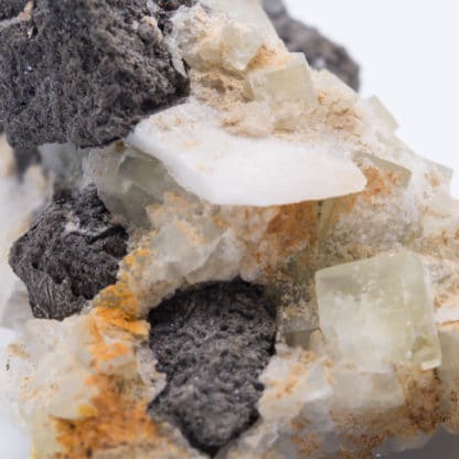 Galène, Fluorine et Quartz, Versilhac, Haute-Loire.