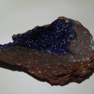 Azurite de la mine du Moulinal, Rayssac, Tarn.