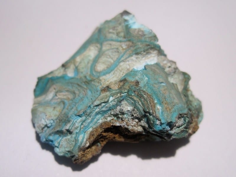 Allophane, mine du Chipal, La Croix aux Mines, Vosges.