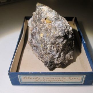 Blende (sphalérite), mine d'Huelgoat, Finistère.