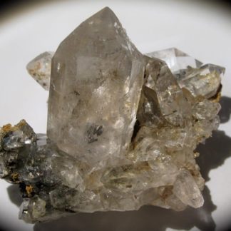 Quartz à tourmaline, Notre-Dame-du-Cruet, Lauzière, Savoie.