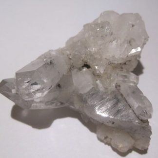 Cristaux de tourmaline dans du quartz, Notre-Dame-du-Cruet, Savoie.