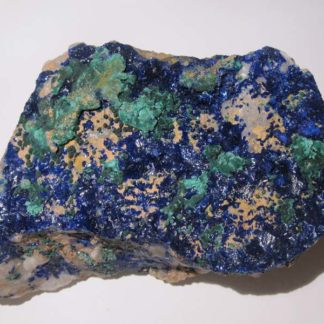 Azurite, malachite, mine de La Garonne, Var.