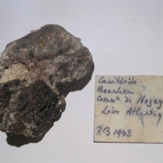 Cassitérite, mine d'Abbaretz, Beaulieu, Nozay, Loire-Atlantique.