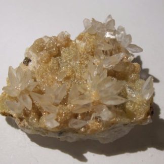 Calcite sur sidérite, Laguépie, Tarn-et-Garonne.