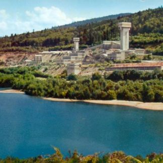 Mine d'uranium de Saint-Priest-la-Prugne.