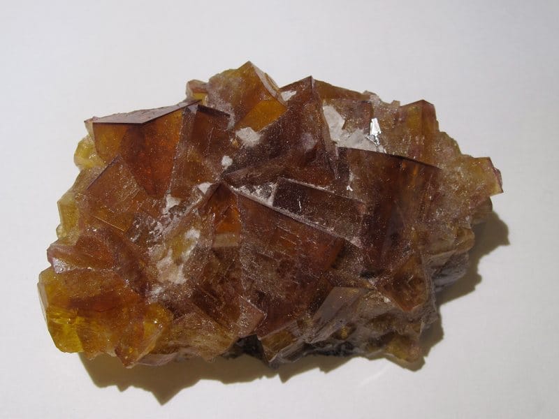 Fluorite, mine de Wölsendorf, Haut-Palatinat, Bavière, Allemagne.