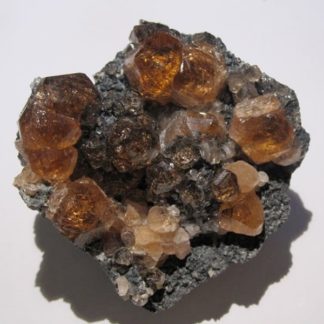 Grenat (Hessonite), Asbestos, Québec, Canada.